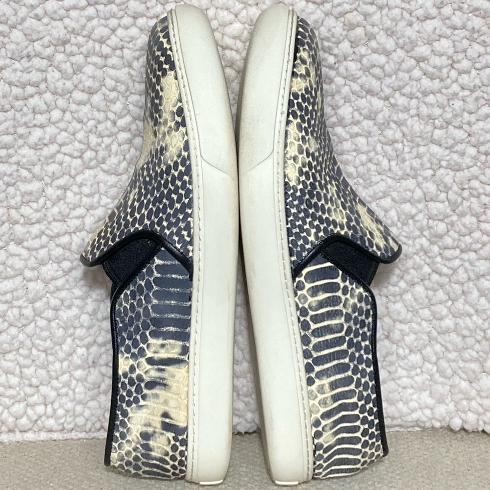 Cole Haan Woman's Bowie Snake Print Leather Slip On Casual Sneakers Shoes SZ 6B - Picture 7 of 11